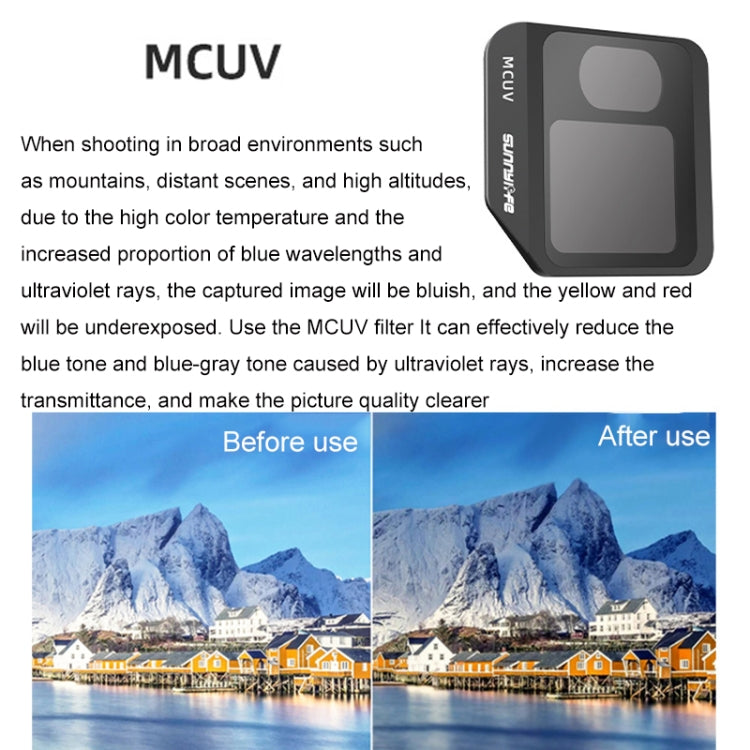 Sunnylife M3-FI330 For Mavic 3 Filter, Style: MCUV - Mavic Lens Filter by Sunnylife | Online Shopping South Africa | PMC Jewellery | Buy Now Pay Later Mobicred