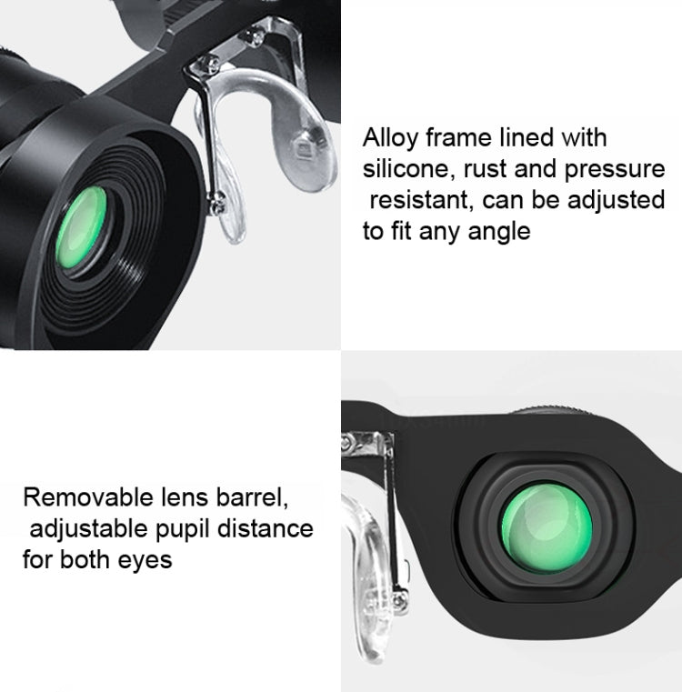 D-1548 10x HD Adjustable Focus Fishing Binoculars,Spec: With Yellow Polarised Lens - free shipping - PMC TechLife - Order now!