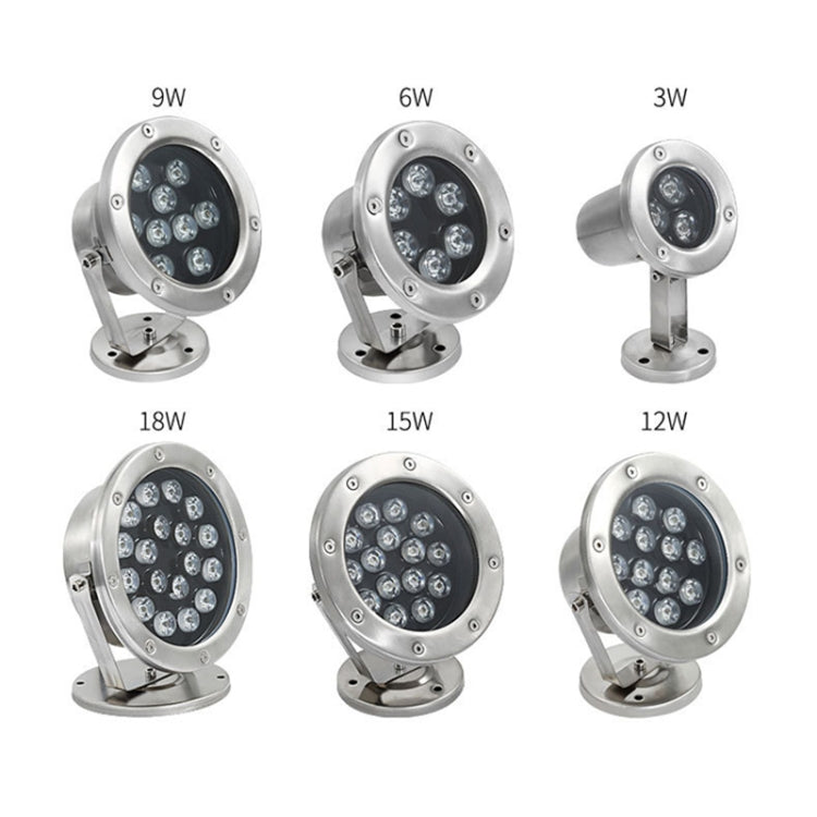 LED Underwater Light Pool Fish Pond Fountain Waterproof Landscape Light 9W(7 Colors) - Underwater Lights by PMc TechLife | Online Shopping South Africa | PMc TechLife | Buy Now Pay Later Mobicred