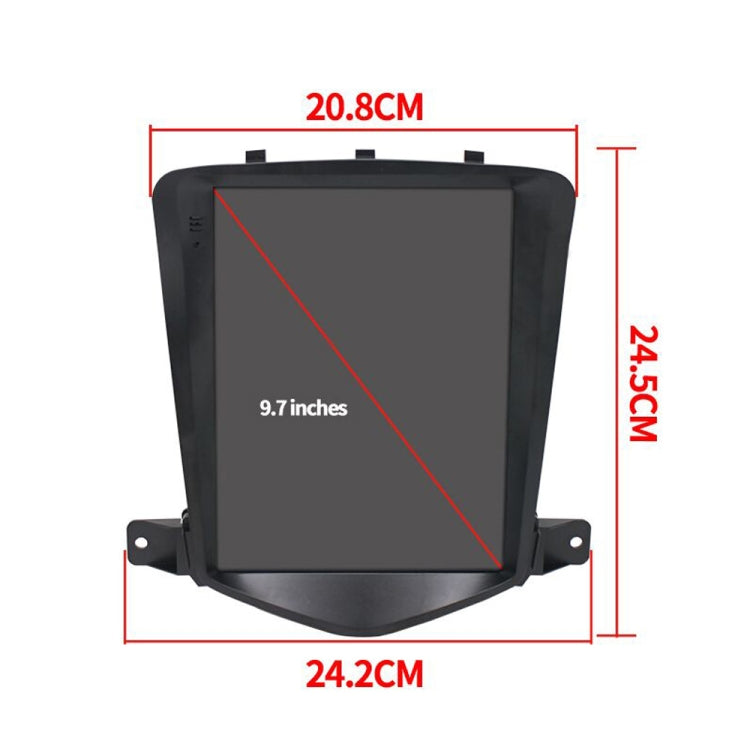 For Chevrolet Cruze 9.7 inch Navigation Integrated Machine, Style: Standard+8 Light Camera(1+16G) - Car MP3 & MP4 & MP5 by PMC TechLife | Online Shopping South Africa | PMC TechLife | Buy Now Pay Later Mobicred