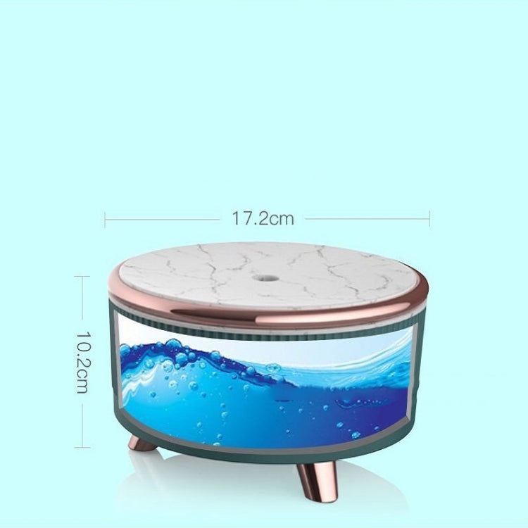 Ultrasonic Aromatherapy Diffuser Humidifier Essential Oil Diffuser EU Plug(Emerald) - free shipping - PMC TechLife - Order now!