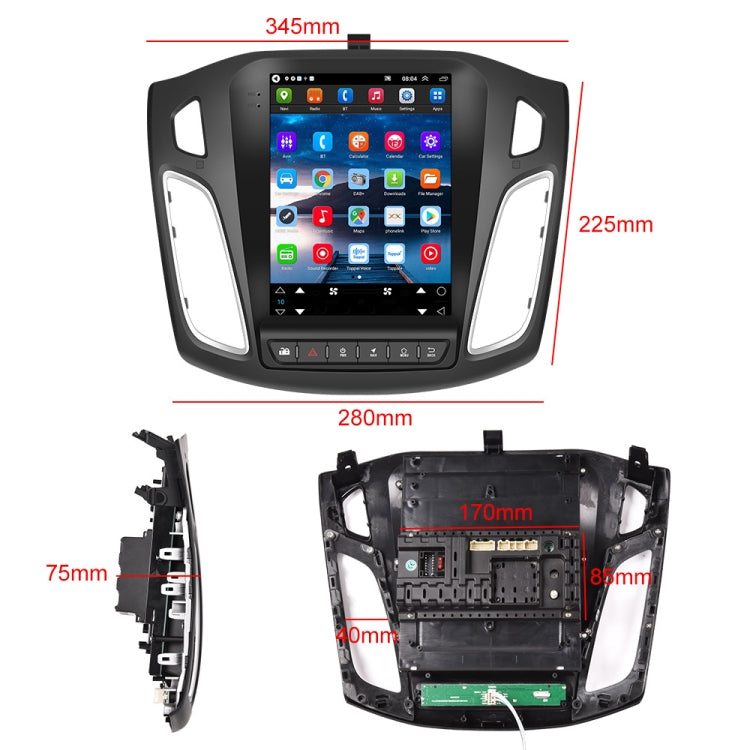 For Ford Focus 9.7 inch Android WiFi Car Integrated Machine, Style: Standard(2+64G) - Car MP3 & MP4 & MP5 by PMC TechLife | Online Shopping South Africa | PMC TechLife | Buy Now Pay Later Mobicred