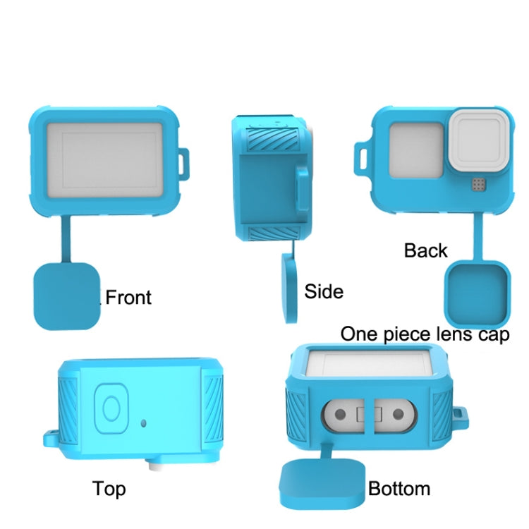 For GoPro HERO10 Black / HERO9 Black Liquid Silicone Case(Sky Blue) - Silicone Cases by PMC Jewellery | Online Shopping South Africa | PMC Jewellery | Buy Now Pay Later Mobicred