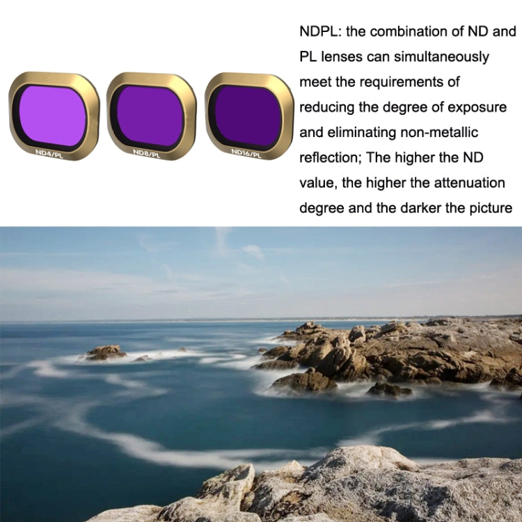 JSR For Mavic 2 Pro Filter KG Model, Style: ND4/PL+ND8/PL+ND16/PL - Mavic Lens Filter by JSR | Online Shopping South Africa | PMC Jewellery | Buy Now Pay Later Mobicred