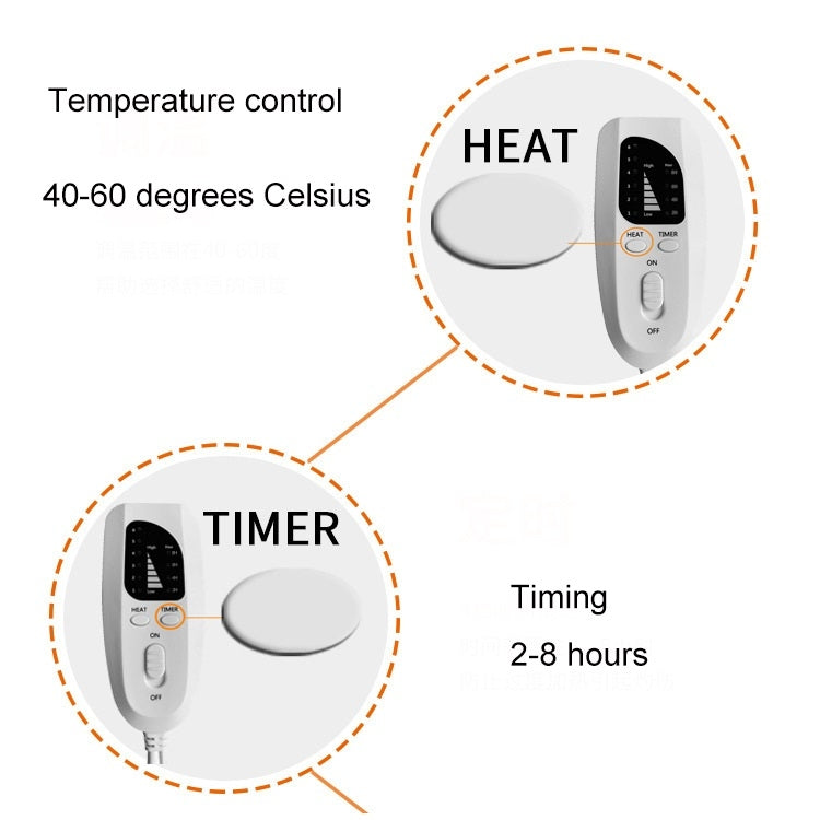 Plug-in High-top Electric Foot Warmer Heated Foot Warmer Boots UK Plug 240V(Dark Gray) - Electric Heaters by PMC Jewellery | Online Shopping South Africa | PMC Jewellery