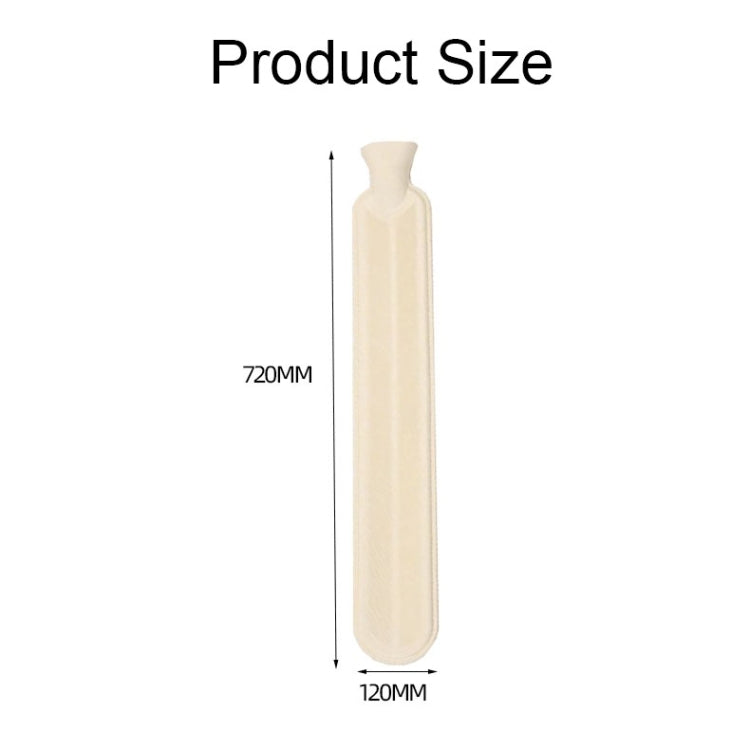 2L Long-strip Multifunctional Water-filled Rubber Hot Water Bags, Spec: Gray Bow - Hot Water Bags by PMC TechLife | Online Shopping South Africa | PMC TechLife | Buy Now Pay Later Mobicred