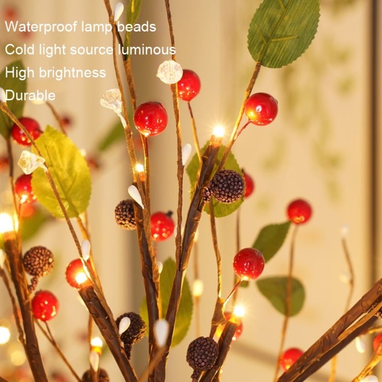 SJ-SD048 LED Home Decoration Light Christmas Lighted Tree, Style: Detachable Base Gold Fruit - Christmas Decoration Lamps by PMc TechLife | Online Shopping South Africa | PMc TechLife | Buy Now Pay Later Mobicred