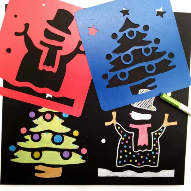 Children DIY Drawing Stencil Colorful Hollow Copy Board(H-12) - Art Supplies by PMC TechLife | Online Shopping South Africa | PMC TechLife | Buy Now Pay Later Mobicred