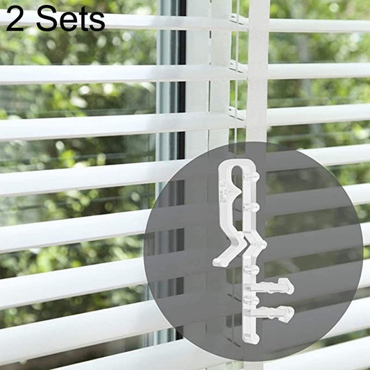 2 Sets 2.0 Inch Venetian blinds Baffle Sequins Lacing Film(White) - Curtain Decorative Accessories by PMC Jewellery | Online Shopping South Africa | PMC Jewellery | Buy Now Pay Later Mobicred