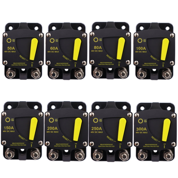 150A CB6 Car RV Yacht Audio Restore Insurance Holder Switch - Fuse by PMC TechLife | Online Shopping South Africa | PMC TechLife | Buy Now Pay Later Mobicred