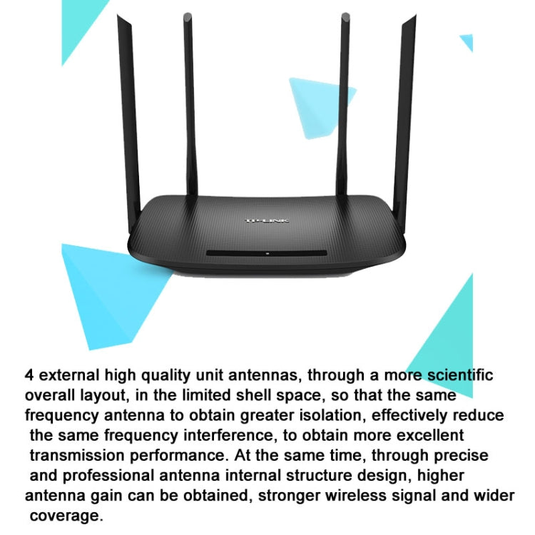 TP-LINK  TL-WDR5620  AC1200 5G/2.4G Dual-Band Gigabit Wireless Router,CN Plug With 1m Network Cable - Wireless Routers by TP-LINK | Online Shopping South Africa | PMC Jewellery | Buy Now Pay Later Mobicred