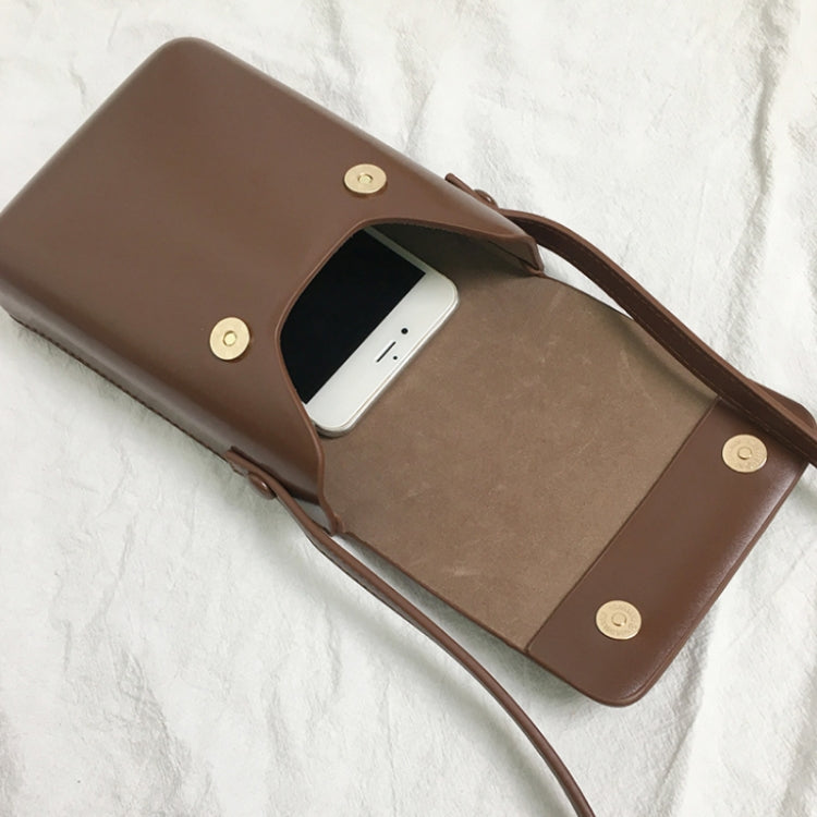 Fashion Versatile Vertical Models Single Shoulder Crossbody Mobile Phone Bag, Color: Red - Single-shoulder Bags by PMC TechLife | Online Shopping South Africa | PMC TechLife | Buy Now Pay Later Mobicred