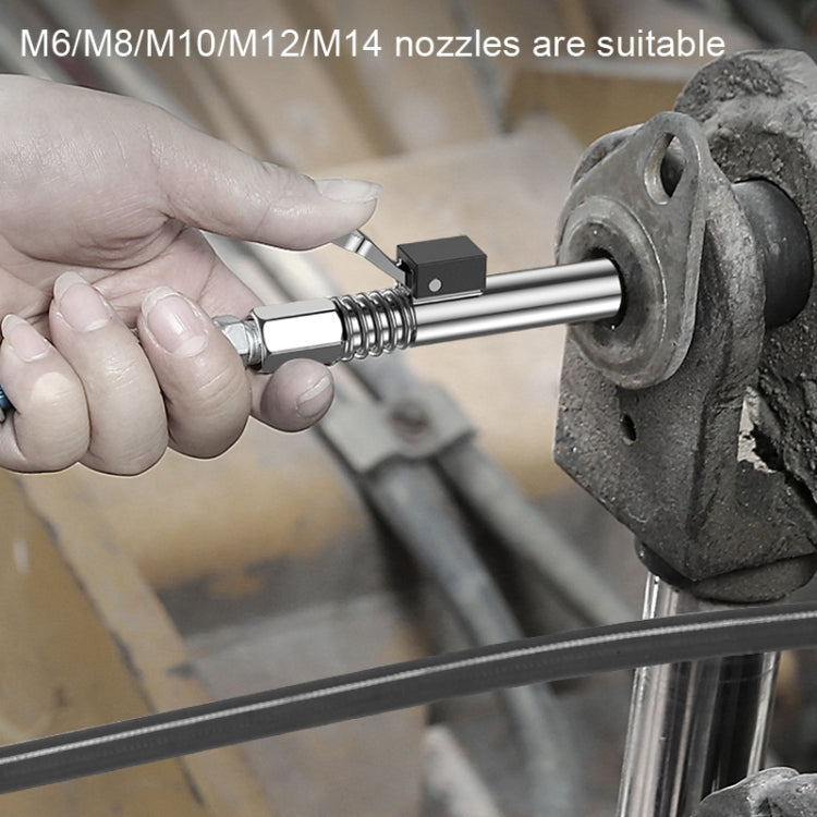 PC002 Lock Clamp Type High Pressure Grease Nozzle, Style: Butter Mouth+80cm Hose - Other Tools by PMC TechLife | Online Shopping South Africa | PMC TechLife | Buy Now Pay Later Mobicred