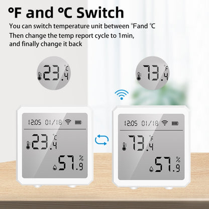 Wifi Temperature And Humidity Meter Sensor Equipment Smart Home Graffiti APP Temperature And Humidity Sensor(White) - Smart Switch by PMC Jewellery | Online Shopping South Africa | PMC Jewellery | Buy Now Pay Later Mobicred