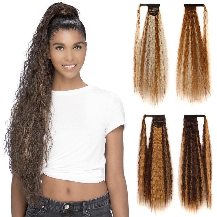 MST8568 Invisible Adhesive Bandage Wigs Corn Perm Long Ponytail Wigs(60) - free shipping - PMC TechLife - Order now!