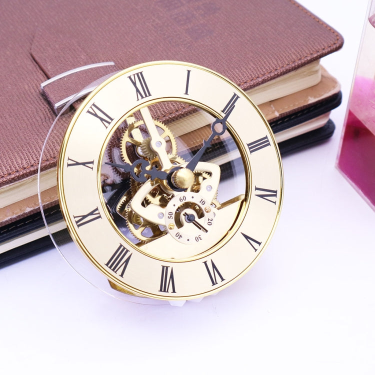 Metal See-through Quartz Clock Gear Clock DIY Accessories 149mm Golden Clock Head - DIY Clocks by PMc TechLife | Online Shopping South Africa | PMc TechLife | Buy Now Pay Later Mobicred