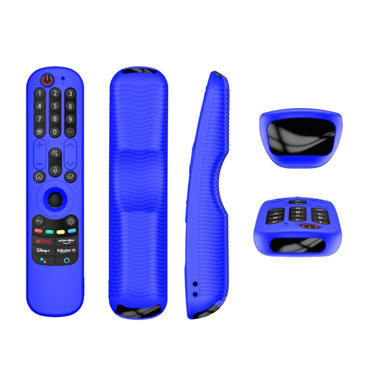 For LG An-MR21GC / AN-MR21N / AN-MR21GA TV Remote Control Silicone Protective Case(Blue) - Remote Control Covers by PMC TechLife | Online Shopping South Africa | PMC TechLife
