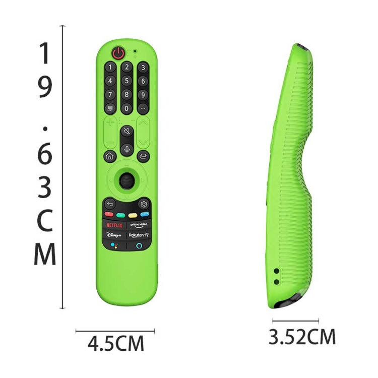 For LG An-MR21GC / AN-MR21N / AN-MR21GA TV Remote Control Silicone Protective Case(Blue) - Remote Control Covers by PMC TechLife | Online Shopping South Africa | PMC TechLife