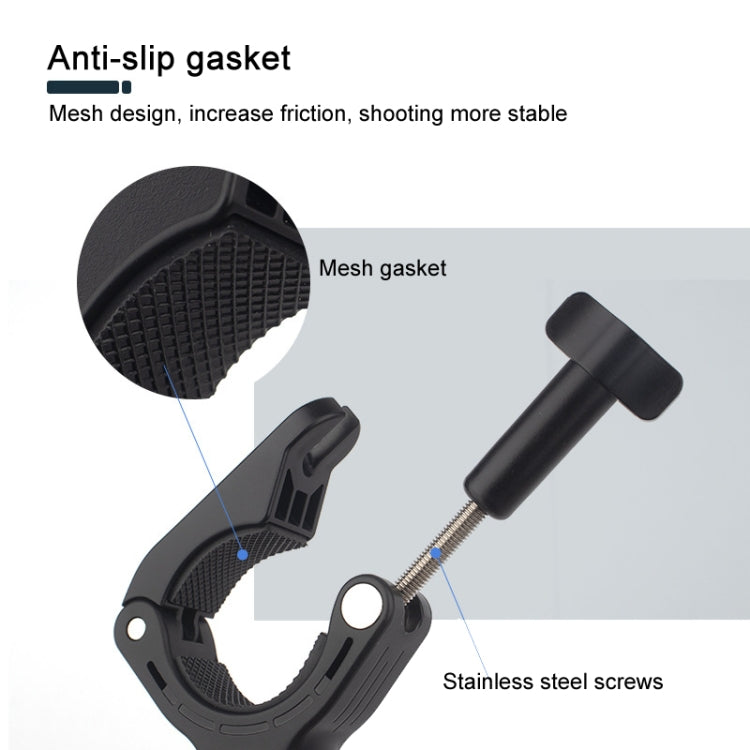 Bike Cycling Bracket Mount for Cell Phone & Sports Camera,Spec: Camera Set - Holders by PMC TechLife | Online Shopping South Africa | PMC TechLife | Buy Now Pay Later Mobicred