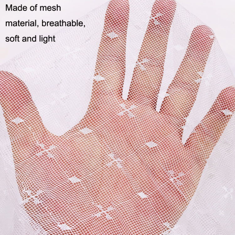 Full Cover Folding Mosquito Net Plus Encrypted Stroller Mosquito Net(White) - Strollers Accessories by PMC TechLife | Online Shopping South Africa | PMC TechLife