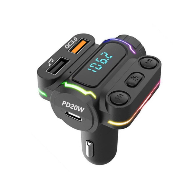 P7 PD20W QC3.0 Dual Fast Charging Car MP3 Player FM Transmitter(Color Box) - Bluetooth Car Kits by PMC TechLife | Online Shopping South Africa | PMC TechLife | Buy Now Pay Later Mobicred