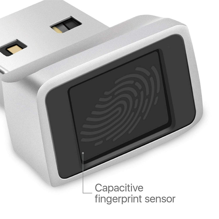 TRU7 USB Fingerprint Reader Module for Windows 8 / 10 / 11 Hello(Silver Gray) - Gadget by PMC Jewellery | Online Shopping South Africa | PMC Jewellery | Buy Now Pay Later Mobicred