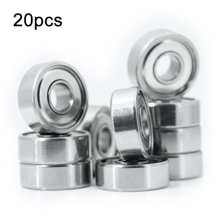 605zz 20pcs Miniature Bearings Silent Deep Groove Ball Bearings - Bearing by PMC TechLife | Online Shopping South Africa | PMC TechLife