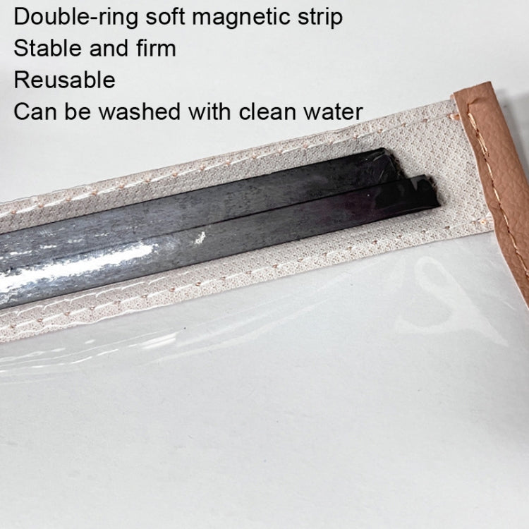 Electric Vehicle Charging Port Magnetic Transparent Rain Cover(Black) - free shipping - PMC TechLife - Order now!