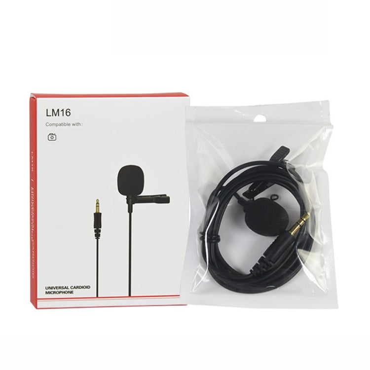 For Rode Wireless Camera Lavalier Microphone, Length 1.5m(Black) - Camera Microphone by PMC Jewellery | Online Shopping South Africa | PMC Jewellery