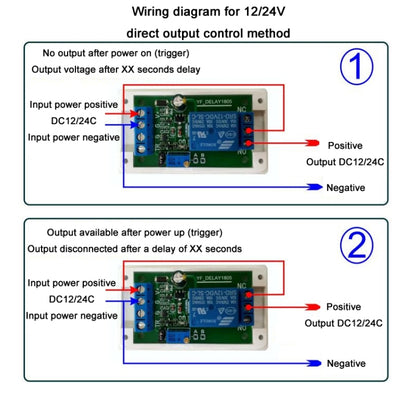 12V Protected Start Delay Relay Module - Relay Module by PMC Jewellery | Online Shopping South Africa | PMC Jewellery