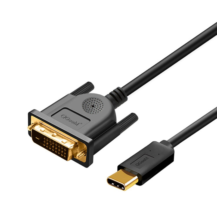 QGeeM QG-UA18 1920x1080P USB-C/Type-C To DVI Video Cable, Length: 3m -  by QGeeM | Online Shopping South Africa | PMC Jewellery | Buy Now Pay Later Mobicred