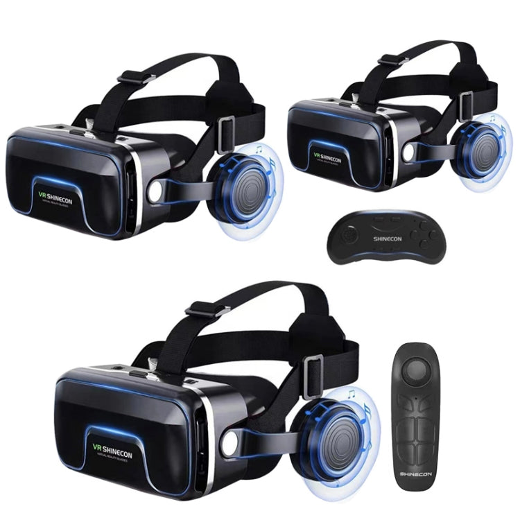 VRSHINECON G04EA+B03 Handle 7th VR Glasses 3D Virtual Reality Game Digital Glasses With Headset - VR Headset by VRSHINECON | Online Shopping South Africa | PMC Jewellery | Buy Now Pay Later Mobicred