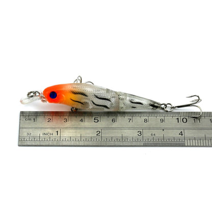 HENGJIA JM010 9cm 7g 2 Sections Bionic Bait With Beads Diving Mino Fake Bait(1) - Fishing Lures by HENGJIA | Online Shopping South Africa | PMC Jewellery