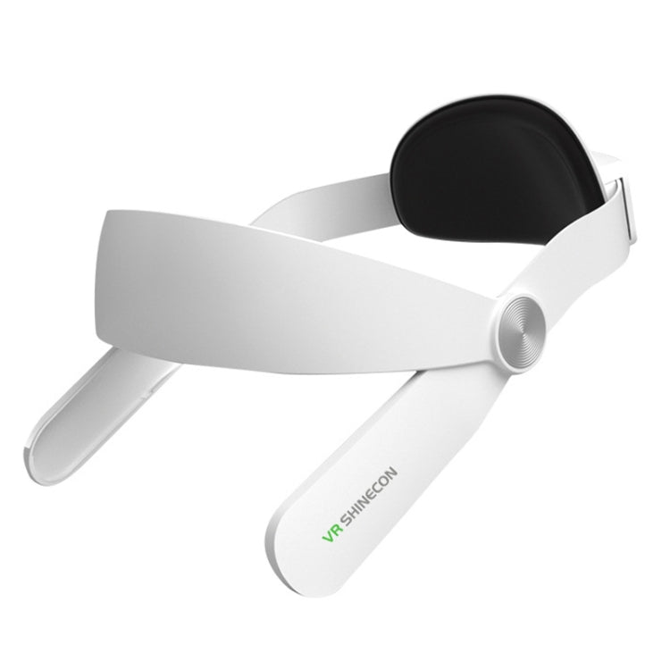 For Oculus Quest 2 VR SHINECON OS01 Adjustable All -In -One Head Strap VR Accessories(White) - VR Accessories by PMC TechLife | Online Shopping South Africa | PMC TechLife | Buy Now Pay Later Mobicred