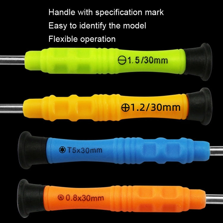 20pcs Mini Screwdriver Anti-Slip Mobile Phone Disassembly Maintenance Tools, Series: 0.6Y - Screwdriver by PMC TechLife | Online Shopping South Africa | PMC TechLife