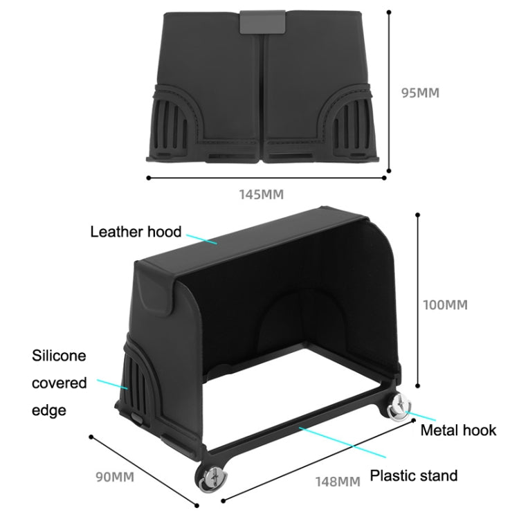 Sunnylife ZG547 For Mavic 3 / RC Pro / Mini3 Pro Remote Control Hood(Black) - Lens Hood by Sunnylife | Online Shopping South Africa | PMC TechLife | Buy Now Pay Later Mobicred