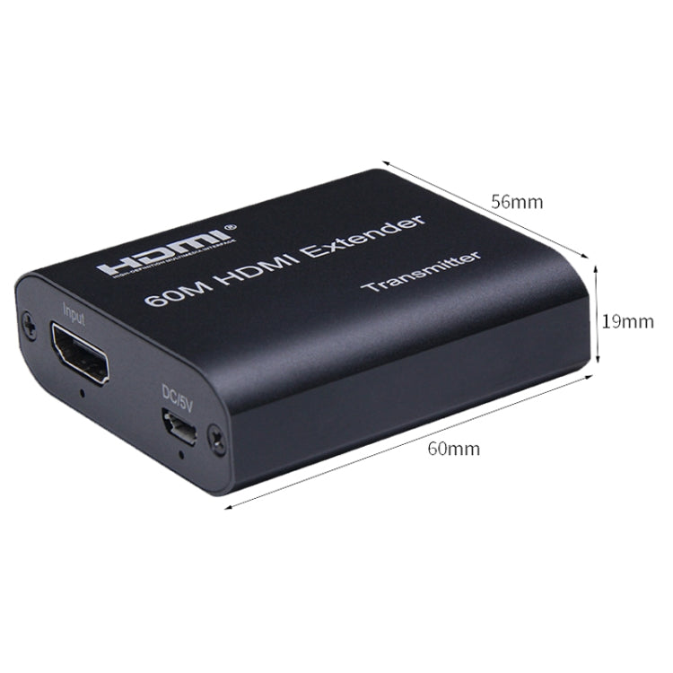 BW-HE60U HDMI Extender 60m RJ45 To HDMI Network Cable Transmission - Amplifier by PMC Jewellery | Online Shopping South Africa | PMC Jewellery | Buy Now Pay Later Mobicred