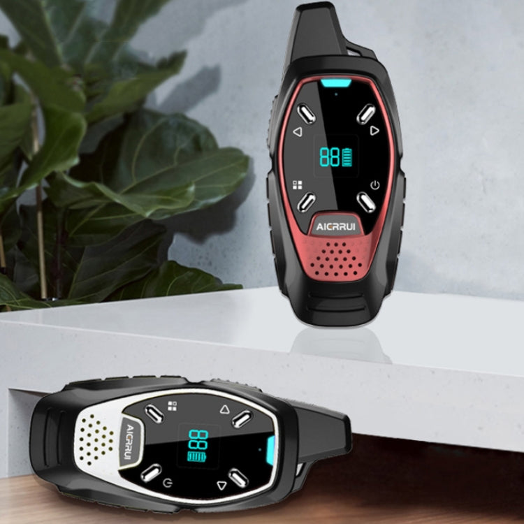 LED Display USB Charging Wireless Handheld Small Mini Walkie Talkie(Blue) - Handheld Walkie Talkie by PMC TechLife | Online Shopping South Africa | PMC TechLife | Buy Now Pay Later Mobicred