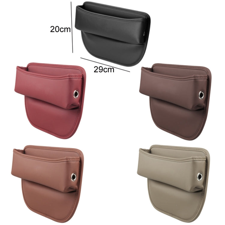 Multifunctional Car Seat Crevice Storage Box, Pattern: No Logo(Saddling brown) - Stowing Tidying by PMC TechLife | Online Shopping South Africa | PMC TechLife | Buy Now Pay Later Mobicred
