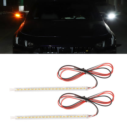 Car Rearview Mirror Decoration LED Streamer Turn Signal, Length： 19cm A Pair - Arrow Turn Lights by PMC Jewellery | Online Shopping South Africa | PMC Jewellery | Buy Now Pay Later Mobicred