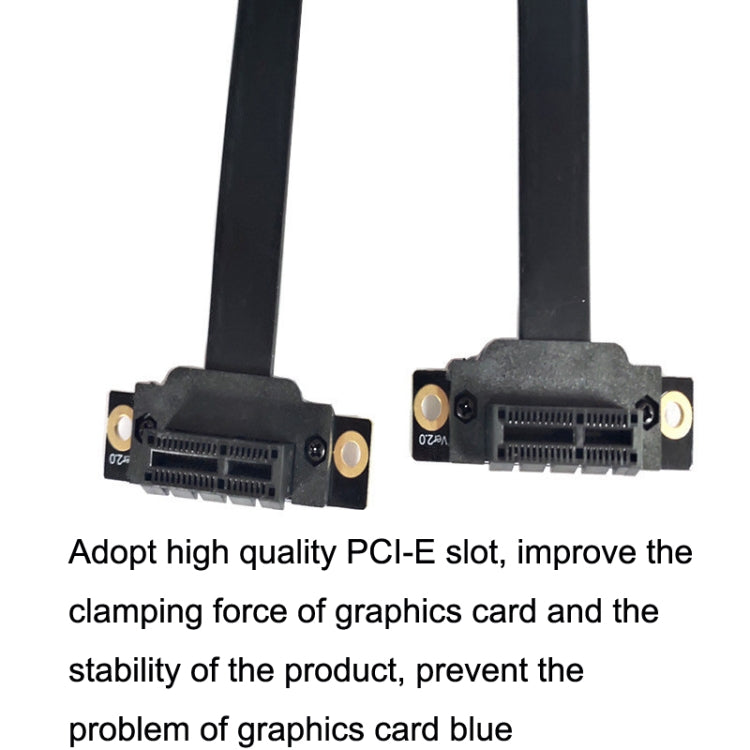PCI-E 3.0 1X 90 Degrees Graphics Card / Wireless Network Card Extension Cable, Cable Length: 5cm - PCIE Cable by PMC TechLife | Online Shopping South Africa | PMC TechLife