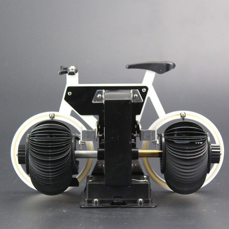 HY-F087 Retro Bicycle Shape Automatic Flip Home Decorative Turning Clock(Black) - free shipping - PMC TechLife - Order now!