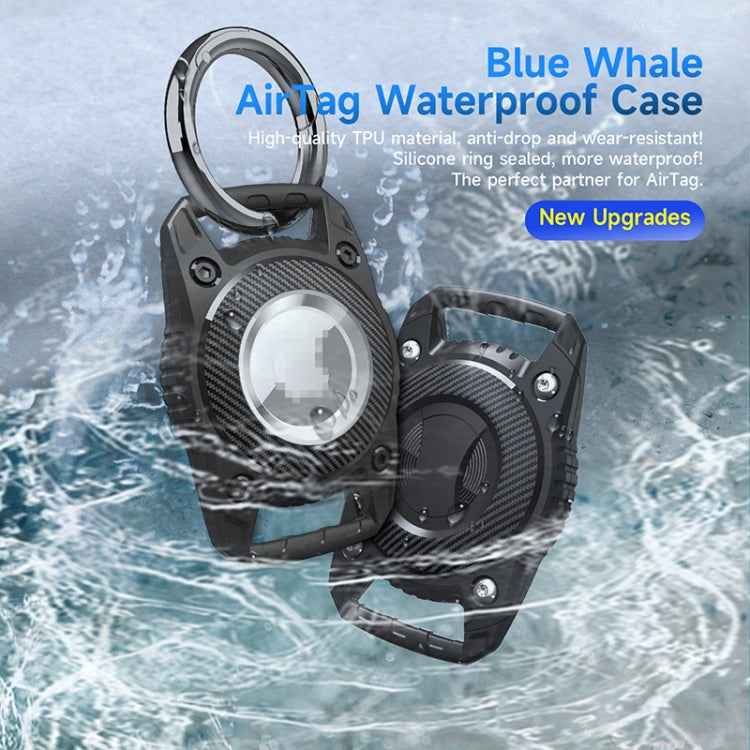 For AirTag Protective Case Three-proof All-inclusive IPX7 Waterproof Locator Cover(Black) - Other by PMC TechLife | Online Shopping South Africa | PMC TechLife