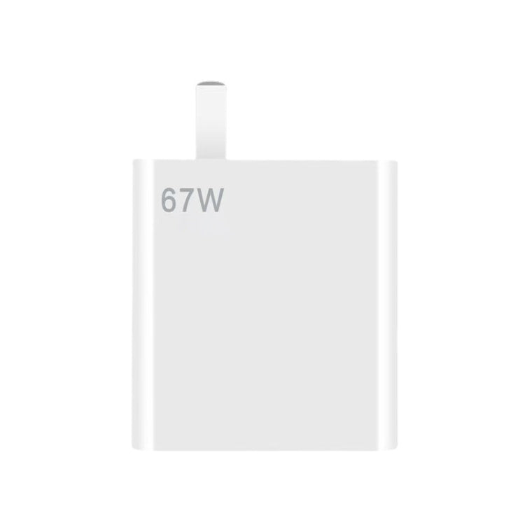 For Xiaomi 11 Pro/11 Ultra Flash Charging Effect Universal 67W USB Charger US Plug, Style: Charger(White) - USB Charger by PMC TechLife | Online Shopping South Africa | PMC TechLife | Buy Now Pay Later Mobicred