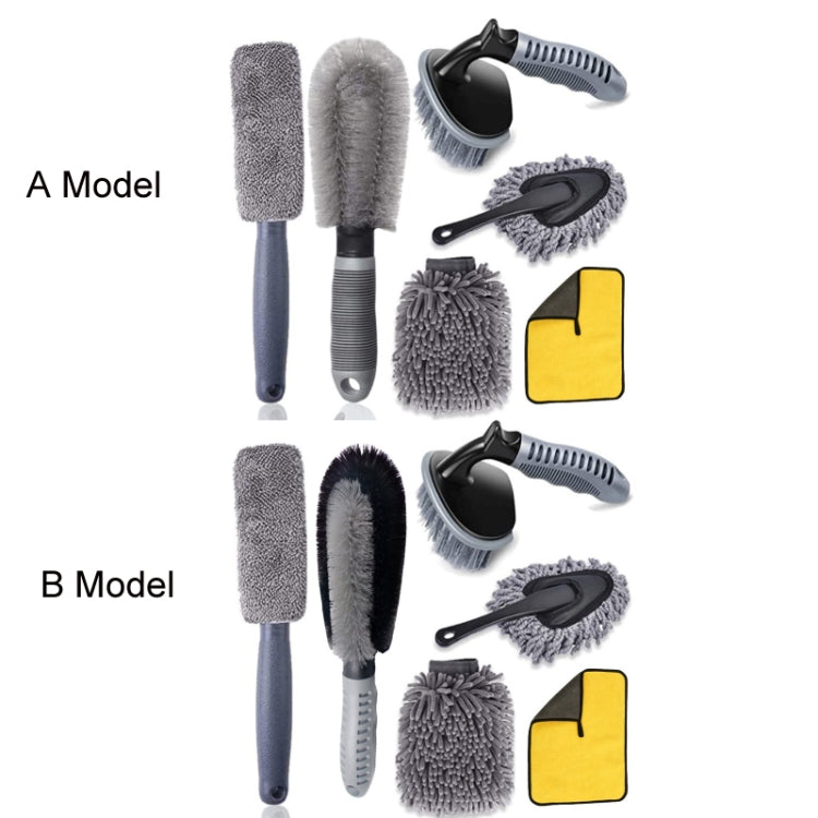 6pcs/Set Gloves Dusting Tire Brush Car Cleaning Brush Set(A Model) - Car washing supplies by PMC Jewellery | Online Shopping South Africa | PMC Jewellery | Buy Now Pay Later Mobicred