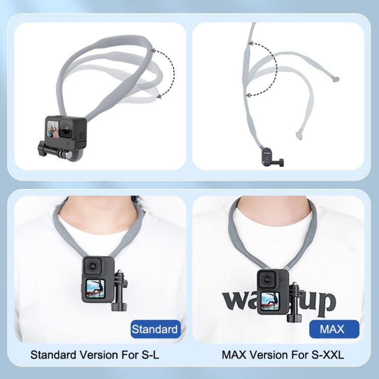TELESIN TE-HNB-001 Magnetic Halter Bracket Action Camera Shooting Collar For GoPro HERO11 Black / HERO9 Black / DJI Osmo Action 3, Style: MAX Version For S-XXL - Holder by PMC Jewellery | Online Shopping South Africa | PMC Jewellery | Buy Now Pay Later Mobicred