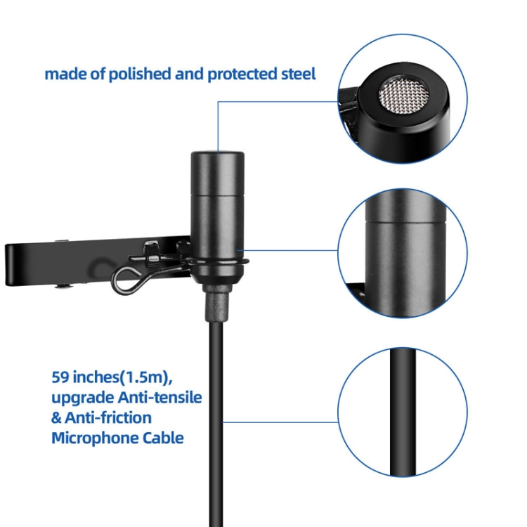 Q6 1 Drag 1 Wireless Lavalier USB Computer Recording Microphone Live Phone SLR Lavalier Microphone - Microphone by PMC TechLife | Online Shopping South Africa | PMC TechLife | Buy Now Pay Later Mobicred