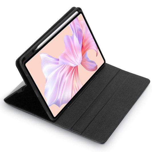 For Huawei MatePad Pro 12.6 inches Microfiber Lambskin Rotatable Magnetic Tablet Protective Cover(Black) - Huawei by PMC Jewellery | Online Shopping South Africa | PMC Jewellery | Buy Now Pay Later Mobicred