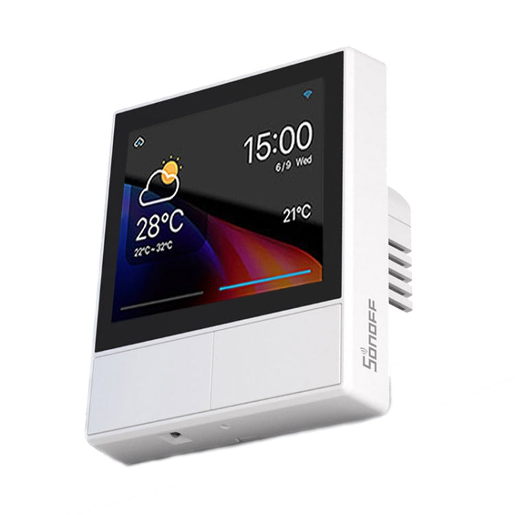 Sonoff NSPanel WiFi Smart Scene Switch Thermostat Temperature All-in-One Control Touch Screen, EU Plug (White) - Smart Switch by Sonoff | Online Shopping South Africa | PMC Jewellery | Buy Now Pay Later Mobicred