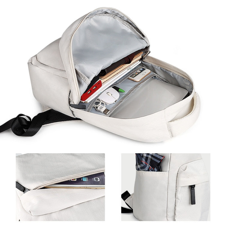 SJ13 13-15.4 inch Large-capacity Waterproof Wear-resistant Laptop Backpack(Black) - Backpack by PMC Jewellery | Online Shopping South Africa | PMC Jewellery | Buy Now Pay Later Mobicred